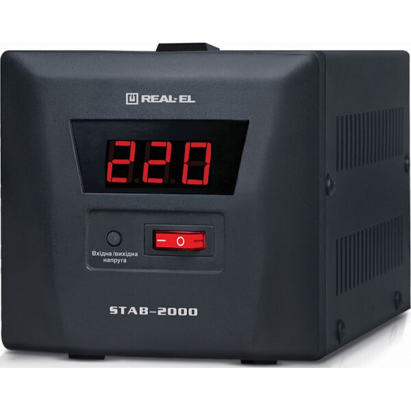 

Стабилизатор напряжения REAL-EL STAB-2000