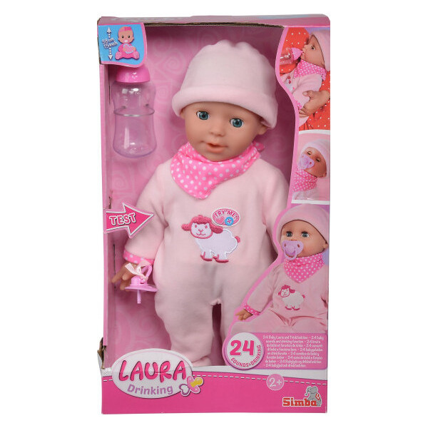 

Интерактивный пупс SIMBA TOYS Лаура. Накорми из бутылочки 38 см (5140009)