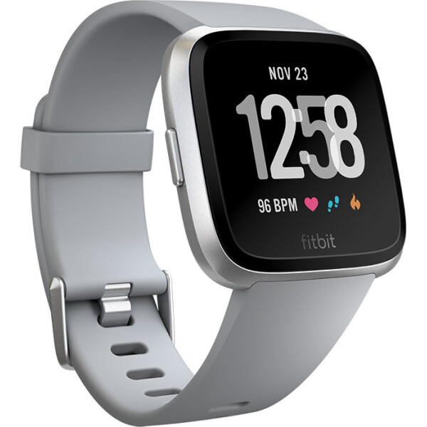 

Fitbit Versa, Gray/Silver Aluminum (FB505SRGY)
