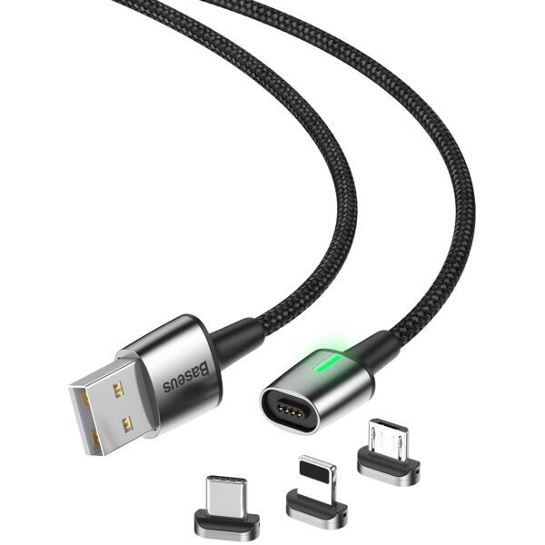 

Baseus Zinc Magnetic Kit 3в1 1m Black