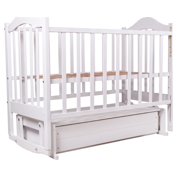 

Кровать BabyRoom Дина D301 маятник, ящик береза белая