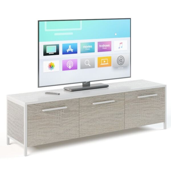 

Подставка для телевизора Fenster UNTV 04W 42,5 × 155 × 36,5 Дуб Сонома / Белый