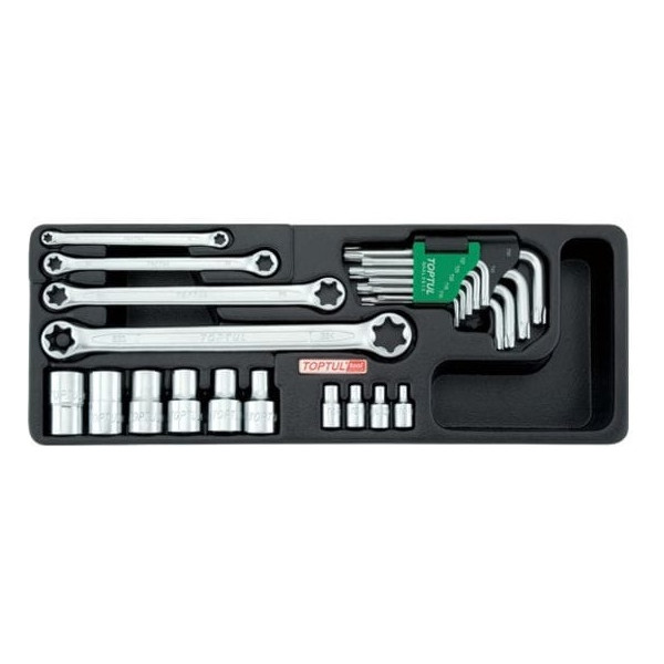 

Набор инструментов Toptul TORX 23 пр. (GAAT2302)