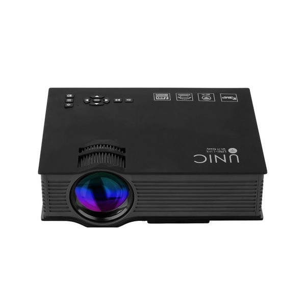 

Проектор мини портативный мультимедийный WIFI Black UNIC 46 LCD (9712)