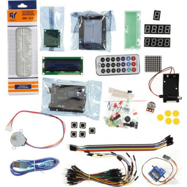 

Учебный набор робототехники ARDUINO Uno для начинающих 32 предмета (SUN3963)