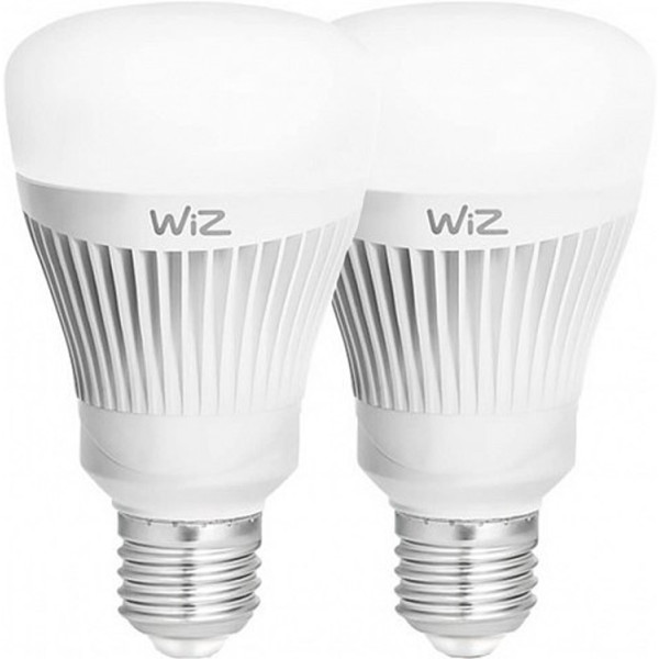 

Лампа светодиодная WiZ Smart E27 806Lm 2700-6500K 2 шт (WZ0126072)