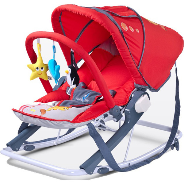 

Шезлонг Caretero Aqua Red
