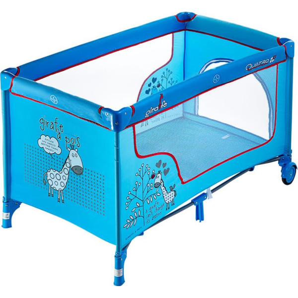 

Манеж-кровать Quatro Giraffe P610SR blue