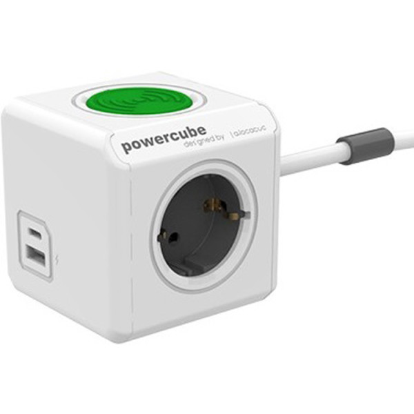 

Сетевой фильтр Allocacoc PowerCube Extended USB A+C WirelessCharger (11092/DEPEWL)