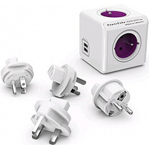 

Сетевой фильтр Allocacoc PowerCube ReWirable USB + 4x plug (1810/DERU4P)