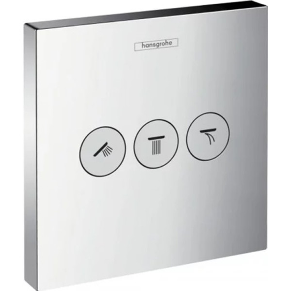 

Запорно-переключающее устройство HANSGROHE Shower Select на 3 потребителя, 15764000
