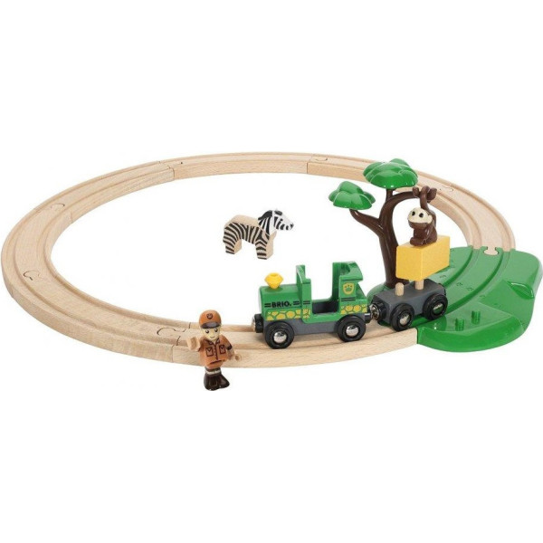 

Железная дорога BRIO Деревянная Сафари 33720