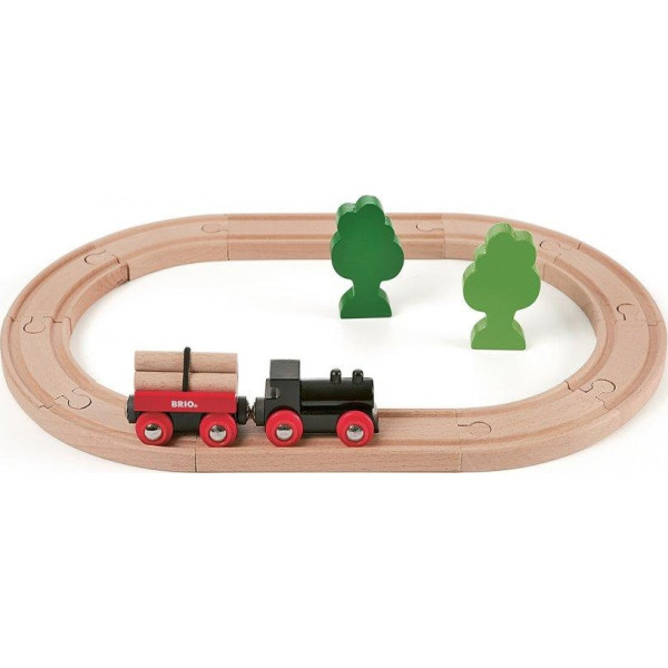 

Железная дорога BRIO Деревянная с грузовым поездом 33042