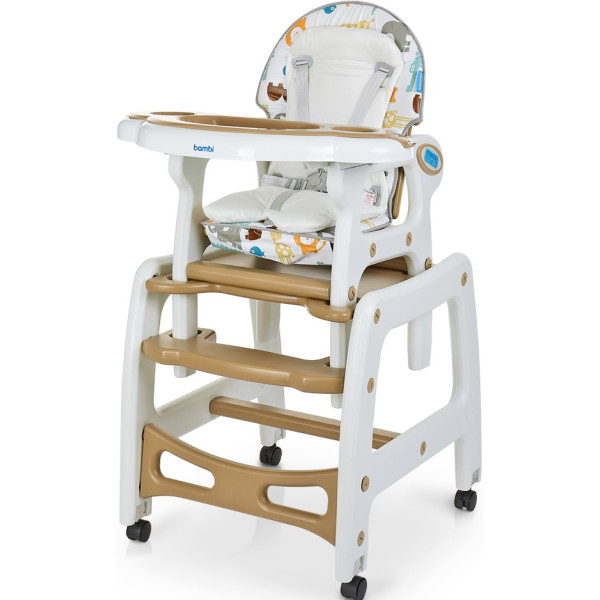 

Стульчик для кормления Bambi M 1563 Animal Brown