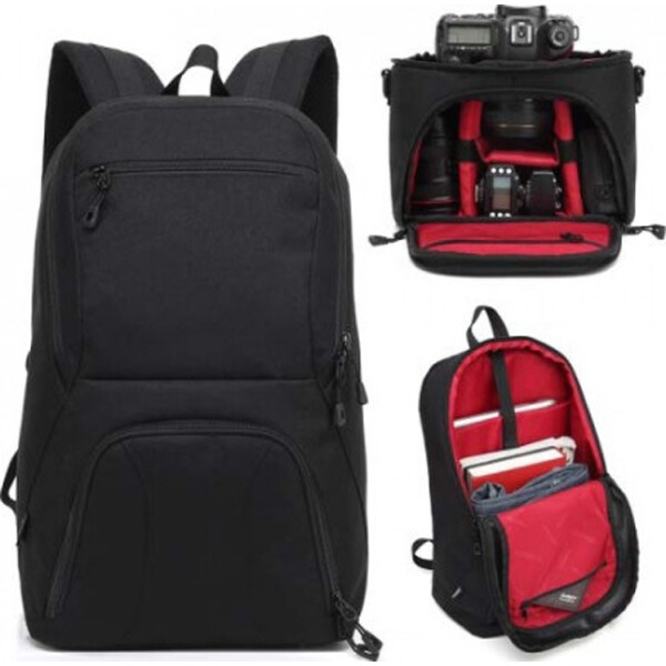 

Рюкзак Huwang DAC-0304R black/red