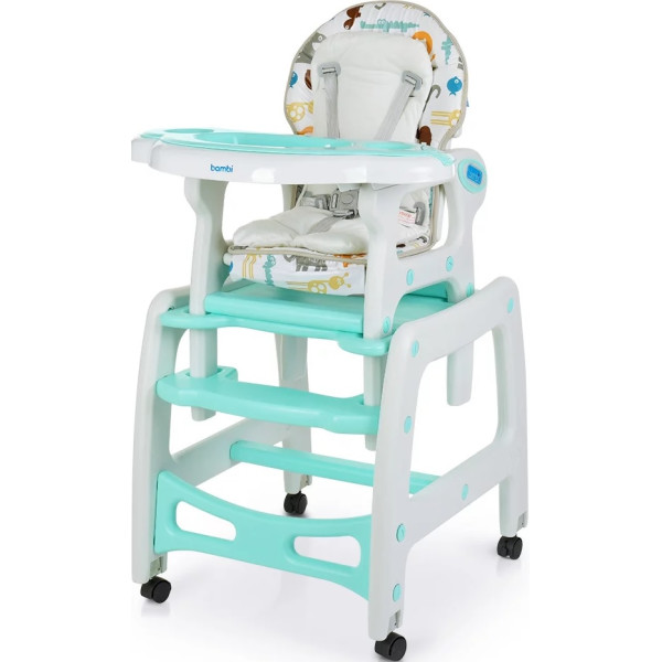 

Стульчик для кормления Bambi M 1563 Animal Mint