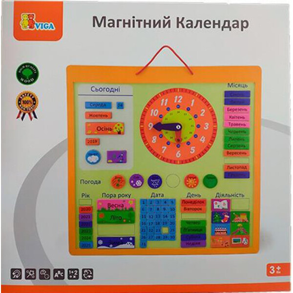 

Календарь магнитный Viga Toys (50377U)
