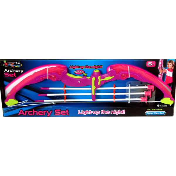 

Набор Qunxing Toys Светящийся лук и стрелы Розовый (881-23A)