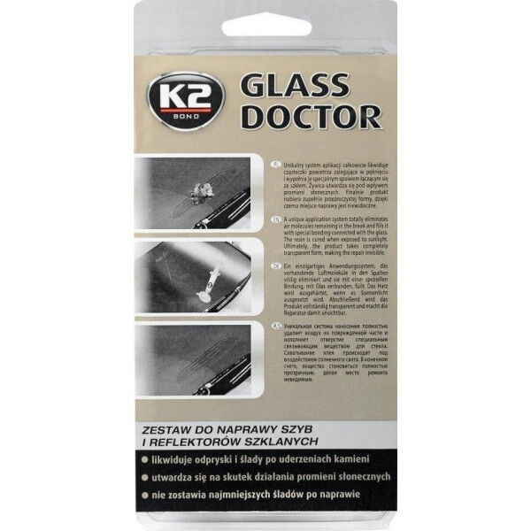

Набор для ремонта стекла K2 GLASS DOCTOR 0.8мл (B350)