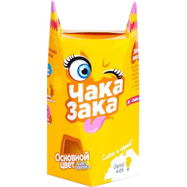 

Легкий пластилин для детской лепки Genio Kids Чака-Зака Желтый (TA1790-6)