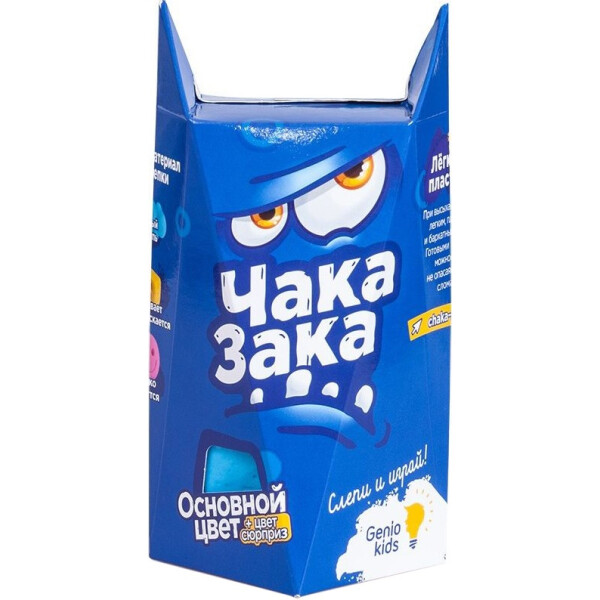 

Легкий пластилин для детской лепки Genio Kids Чака-Зака Синий (TA1790-2)