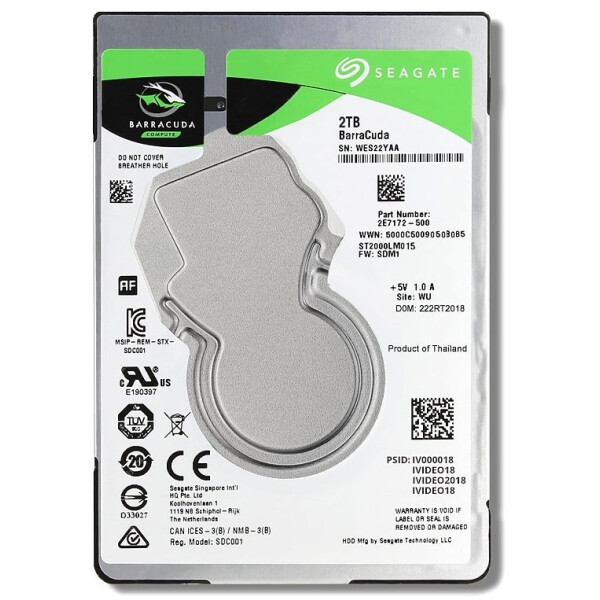 

Seagate BarraCuda Compute 2.5 ST2000LM015