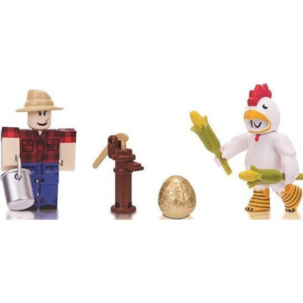 

Игровая коллекционная фигурка Jazwares Roblox Game Packs Chicken Simulator набор 2 шт. (10743R)