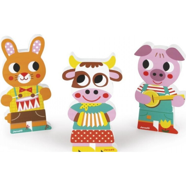 

Игровые магнитные фигурки Janod Животные J08029