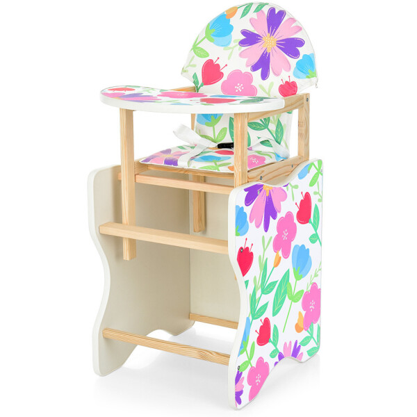 

Стульчик для кормления Bambi М V-112-7 PU Flowers Color (М V-112)