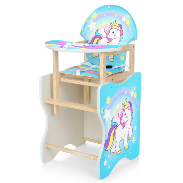 

Стульчик для кормления Bambi М K-112-44-4 PU Unicorn Blue/Pink (М K-112)