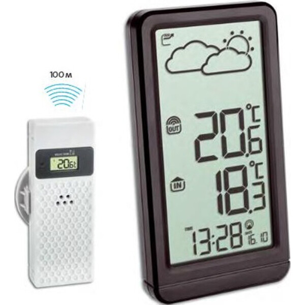 

Метеостанция TFA "Momento" (черный) 83x20x158 мм (35114901)