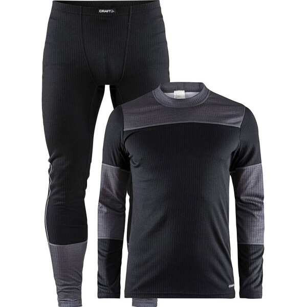 

Термобелье Craft Baselayer Set Man XL(black/grey melange) (7318572896482)