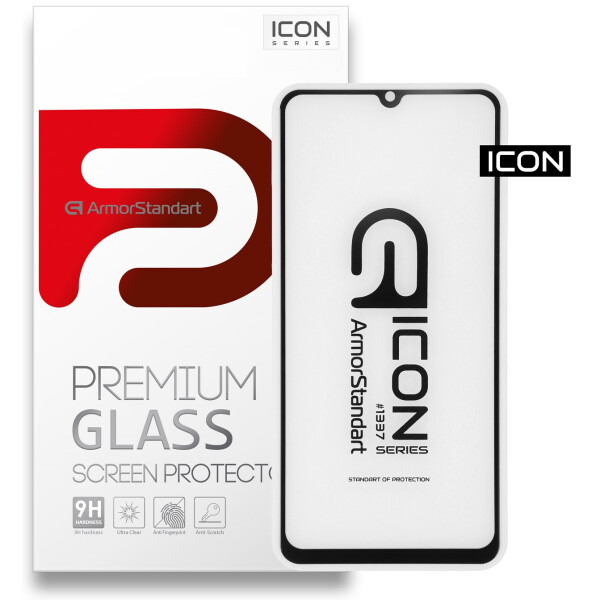 

Защитное стекло ArmorStandart Icon Full Cover Full Glue Black для VIVO V17
