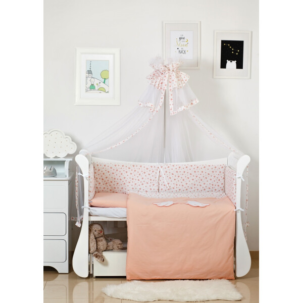 

Комплект постельного белья детский Twins Evo A-043 Angel Baby coral (9876)