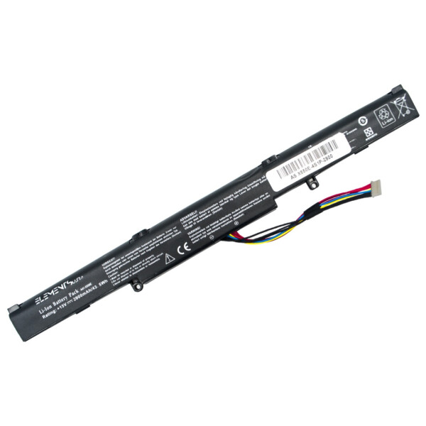 

Батарея Elements ULTRA для Asus A450C A750J F450E F450J K550D K751M R571J X450J X750J 15V 2900mAh