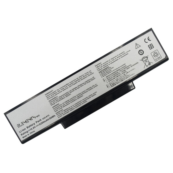 

Батарея Elements MAX для Asus A72 K72 K73 N71 N73 X77 10.8V 5200mAh