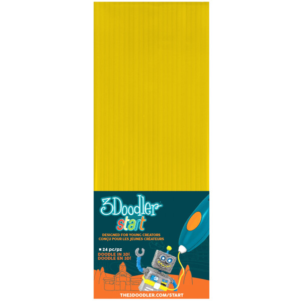 

Набор стержней для 3D-ручки 3Doodler Start (желтый, 24 шт) (3DS-ECO04-YELLOW-24 –А)