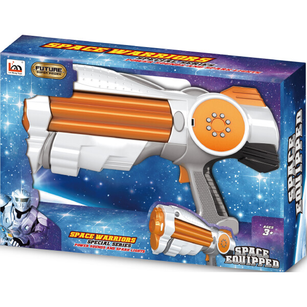 

Игрушечный пистолет, работает от батарей LEI MENG TOYS (LM666-9)