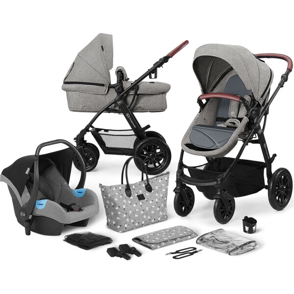 

Детская коляска универсальная 3 в 1 Kinderkraft Xmoov Gray (KKWXMOVGRY3000)