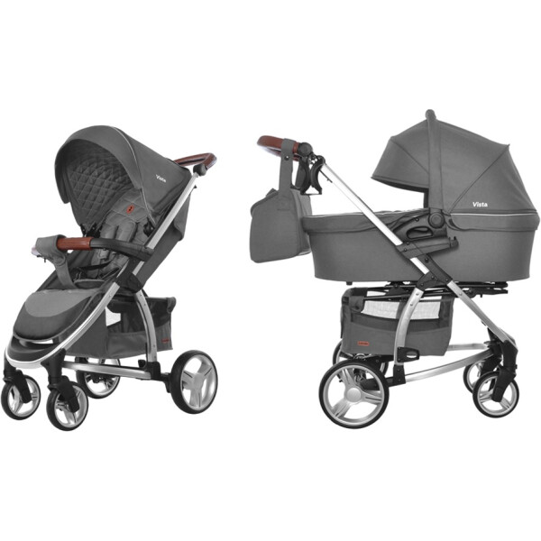 

Детская коляска универсальная 2 в 1 Carrello Vista Steel Gray (CRL-6501)