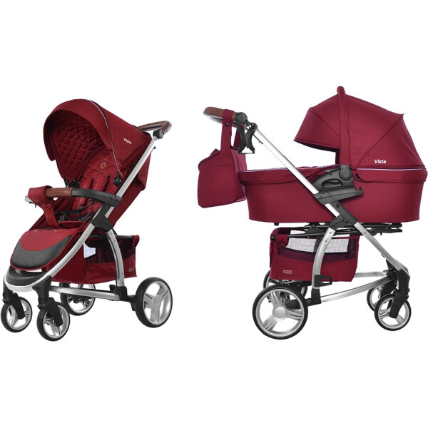 

Детская коляска универсальная 2 в 1 Carrello Vista Ruby Red (CRL-6501)