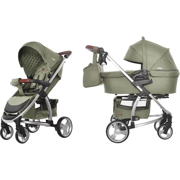 

Детская коляска универсальная 2 в 1 Carrello Vista Olive Green (CRL-6501)