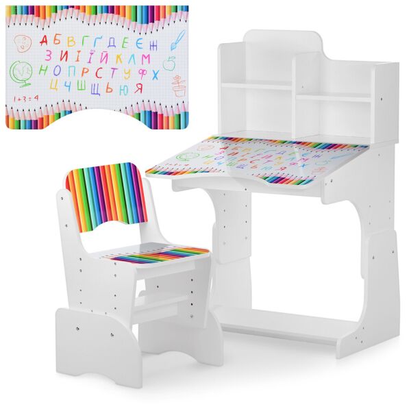 

Парта Bambi The pencils B 2071-77-6 White (B 2071-77)