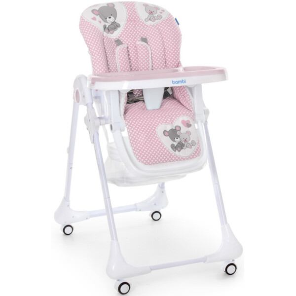 

Стульчик для кормления M 3233 Teddy Pink BAMBI