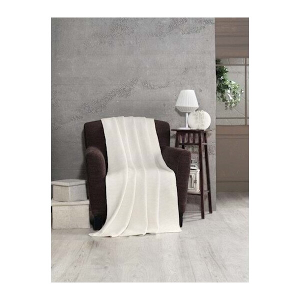 

Плед Zugo Home Darcy однотонный 150*200 кремовый (ts-01627)