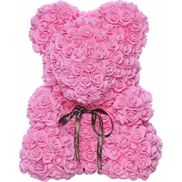 

Мишка из роз 25см Bear Flowers BB2 Pink