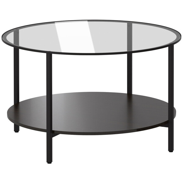 

Журнальный стол IKEA VITTSJO черно-коричневый (802.133.09)