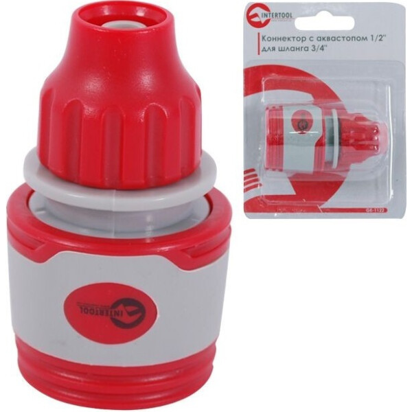 

Коннектор INTERTOOL 1/2 "для шланга 3/8" (GE-1122)