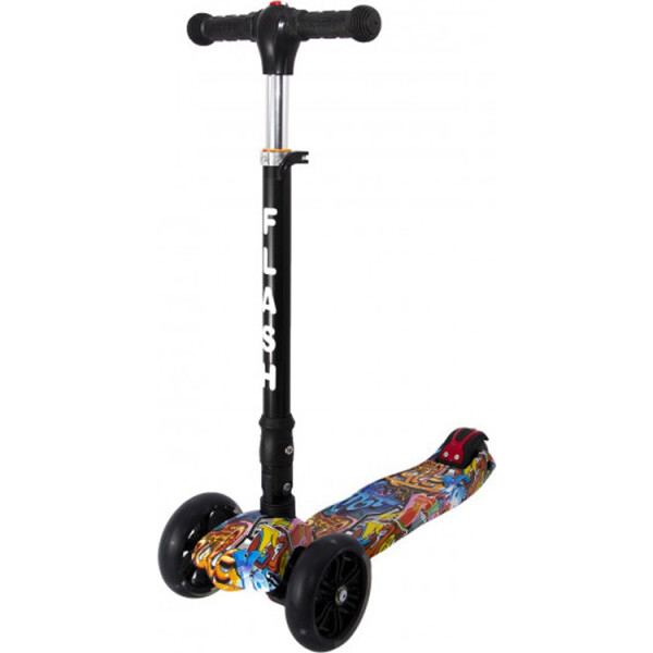 

Самокат Maraton Flash со светящимися колесами (графити)