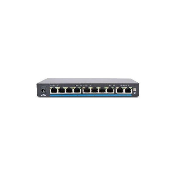 

10-портовый неуправляемый PoE AF коммутатор ATIS PoE-1010-8P/250m